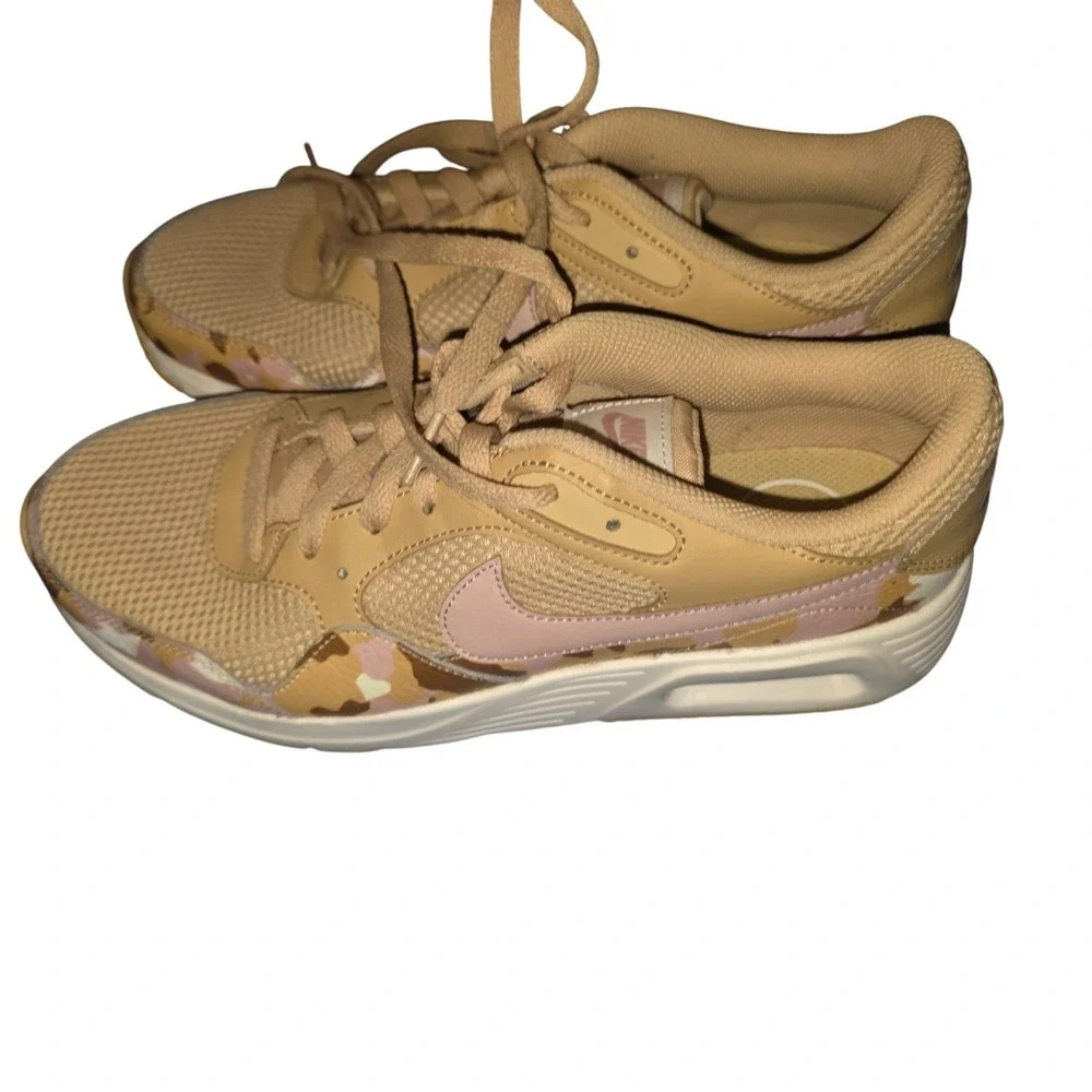 Nike Air‎ Max SC Womens Tan Pink Desert Camo Sneakers DX3733-200 Size 9